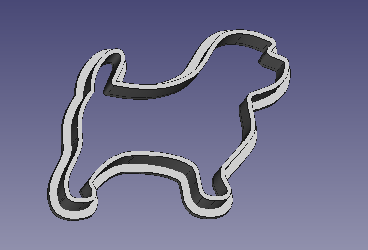 Norfolk Terrier Cookie Cutter V1